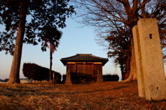 2014/02/23_夕暮れの神社