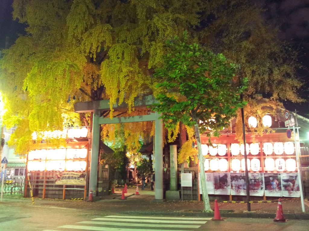 2016/12/03_夜の波除神社
