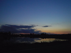 2017/02/19_溜め池の夕暮れ