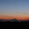 2014/12/27_夕暮れの富士山