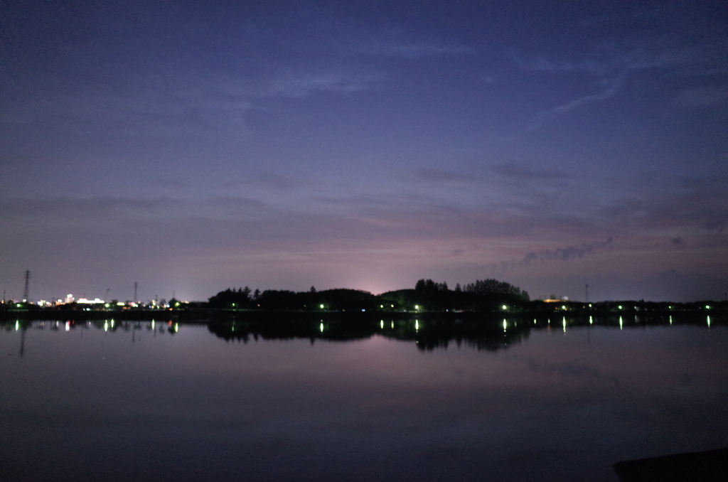 2015/09/13_伊佐沼の夕暮れ