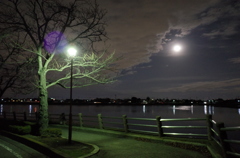 2014/12/07_月夜の伊佐沼