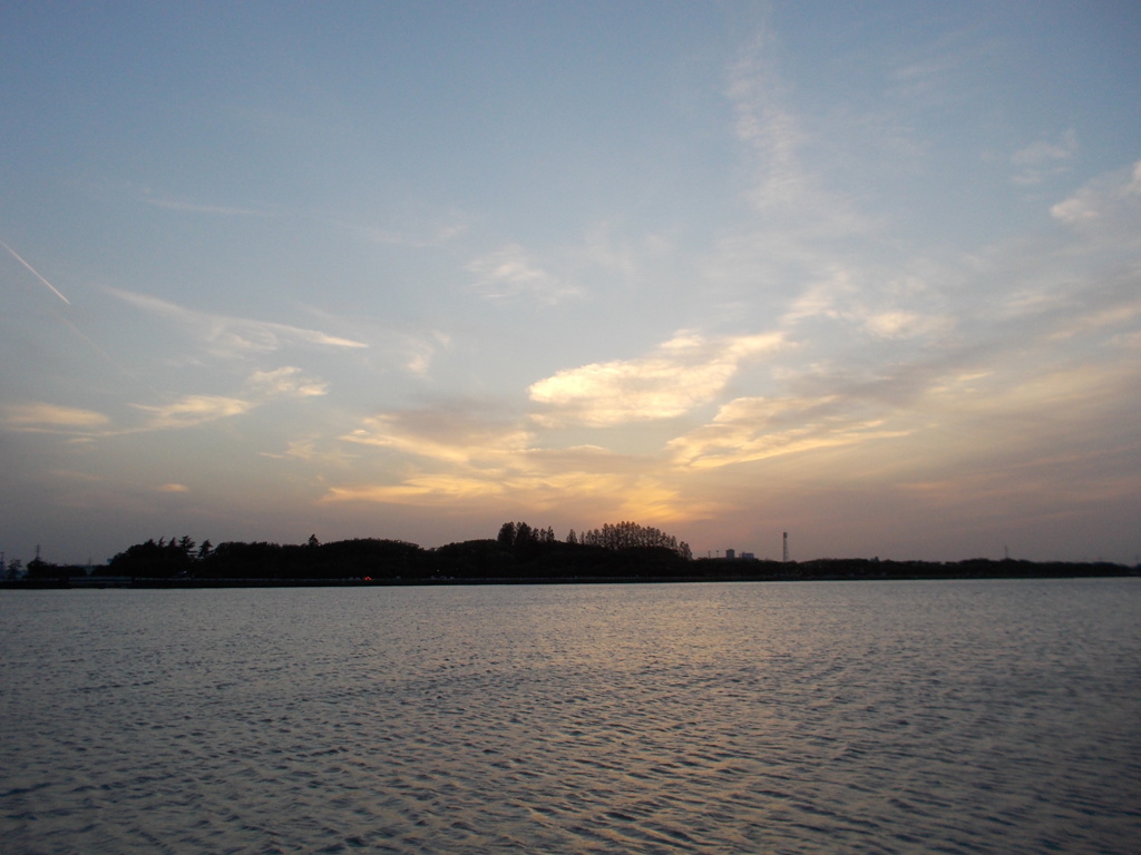 2016/05/07_伊佐沼の夕暮れ