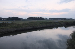 2014/10/12_元荒川の夕暮れ