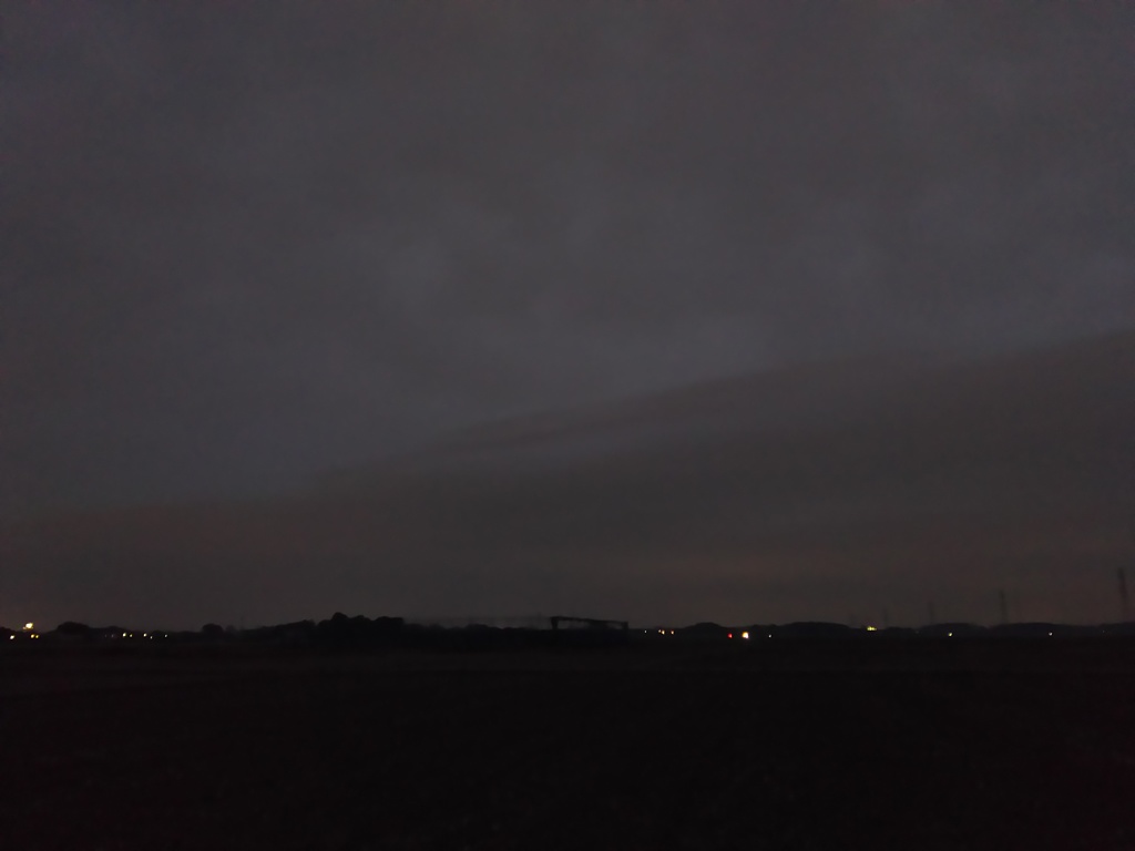 2017/02/05_曇天の夕暮れ