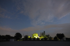 2014/08/23_夕暮れの工場