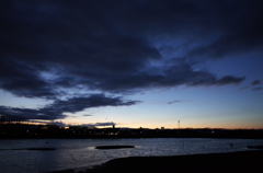 2015/12/27_伊佐沼の夕暮れ