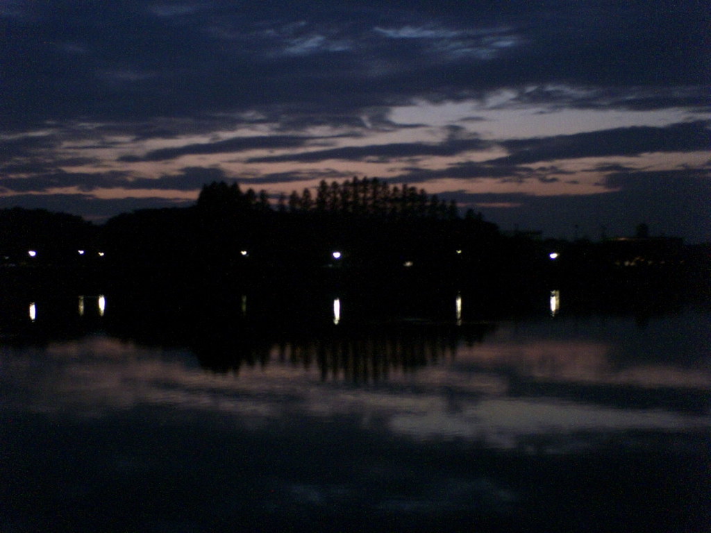 2015/10/11_伊佐沼の夕暮れ