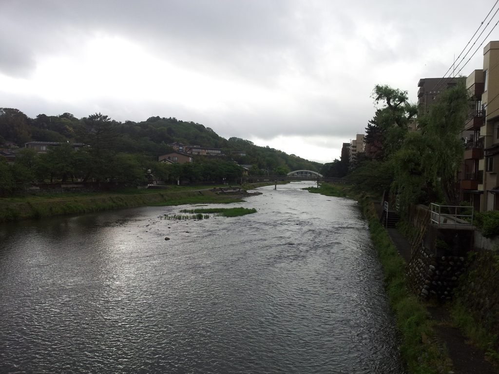 2016/05/12_浅野川大橋から梅の橋（下流）方面を望む