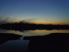 2017/01/07_伊佐沼の夕暮れ