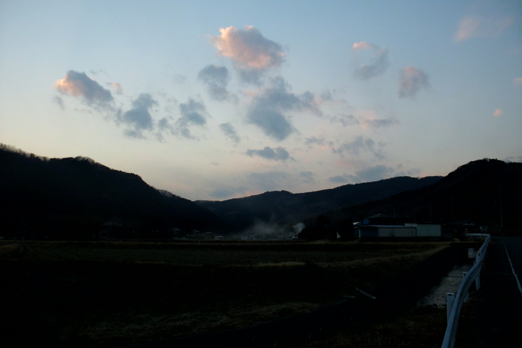 2014/01/18_山里の夕暮れ