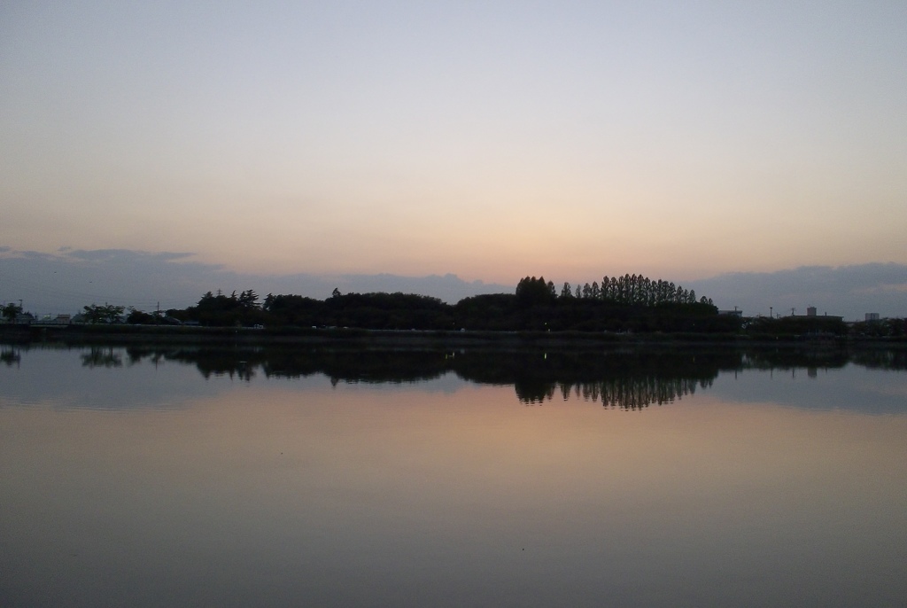 2015/09/27_伊佐沼の夕暮れ