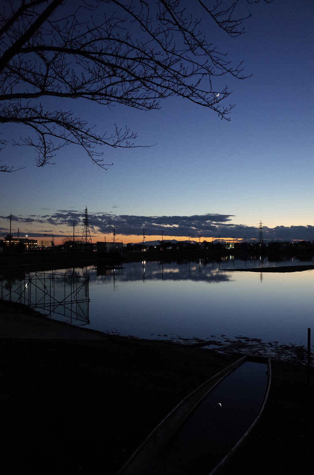 2015/11/15_伊佐沼の夕暮れ