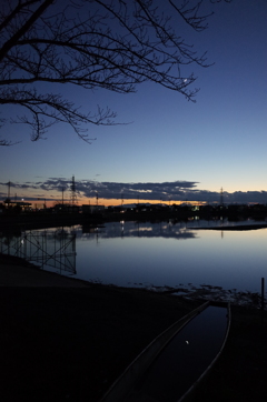 2015/11/15_伊佐沼の夕暮れ