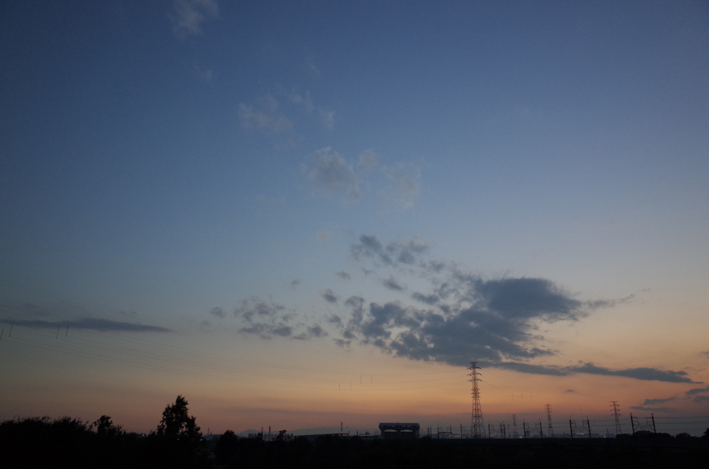 2015/10/12_荒川彩湖公園の夕暮れ