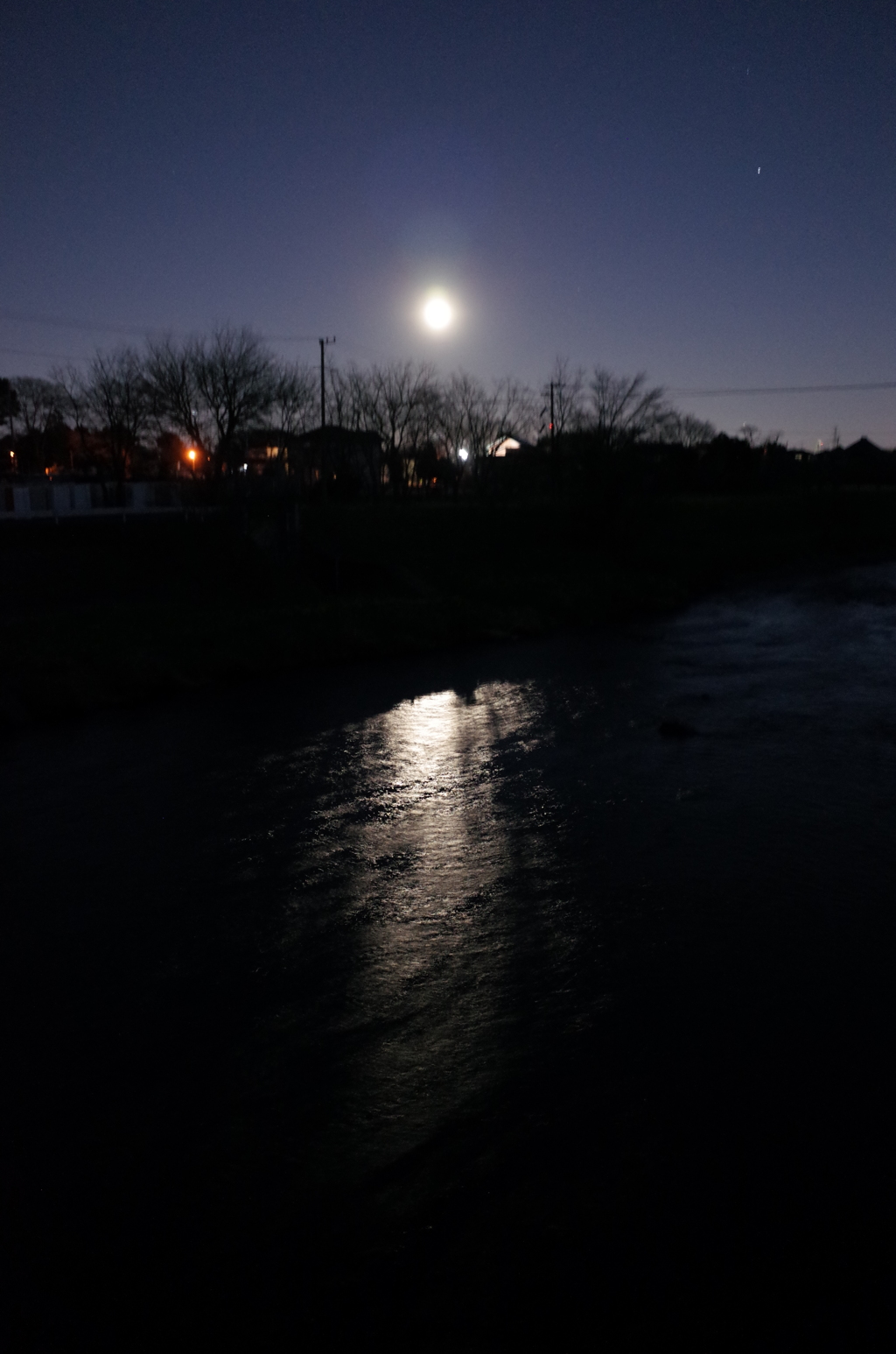 2016/01/24_元荒川の月夜