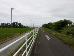 2018/06/16_早月川左岸から富山湾を望む