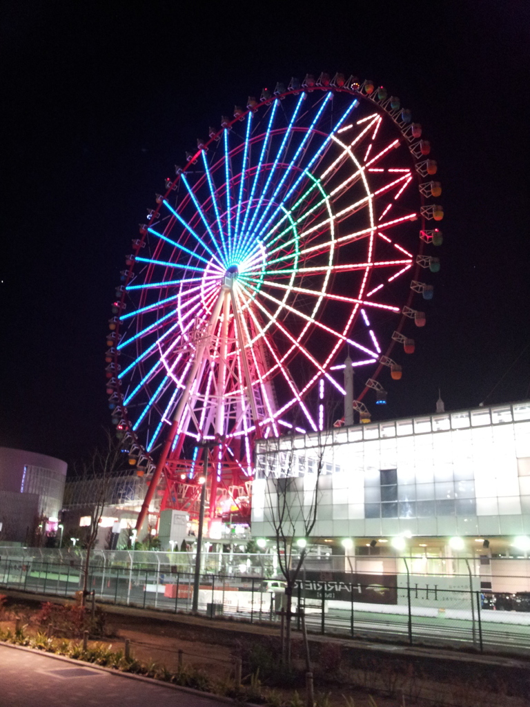 2014/01/01_夜のパレットタウン大観覧車