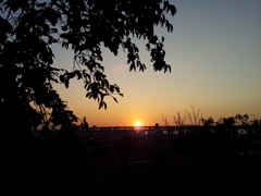 2017/10/26_瀬戸大橋線の夕日