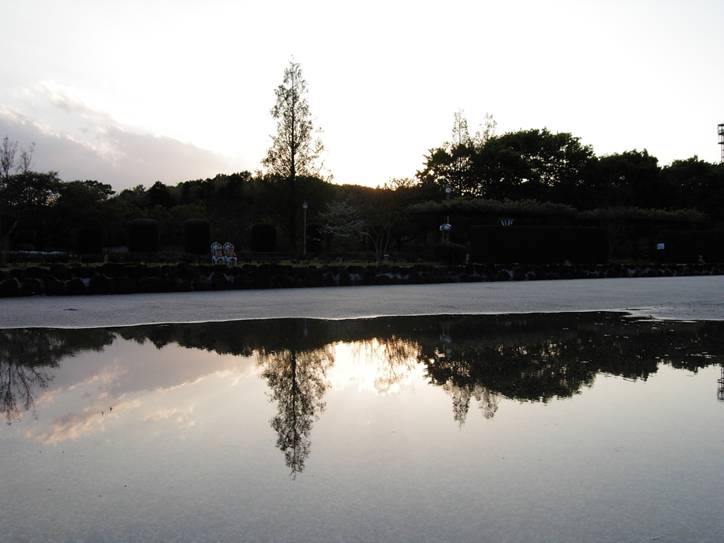 2017/04/23_花の丘農林公苑の夕暮れ