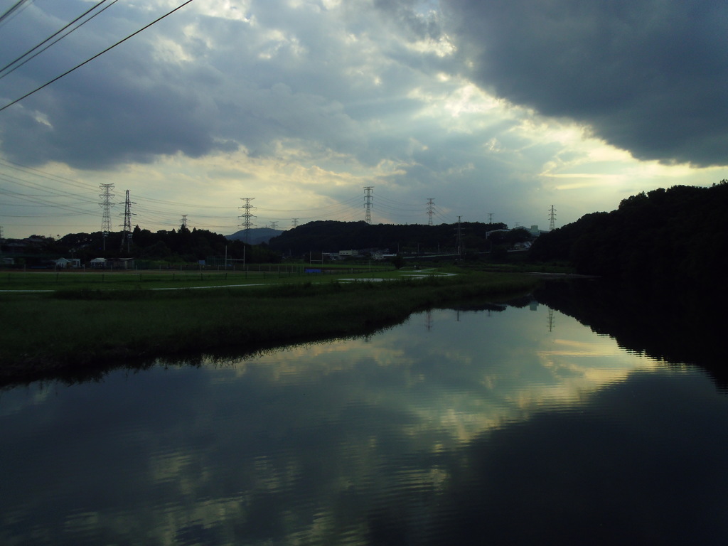 2016/09/10_高麗川に空