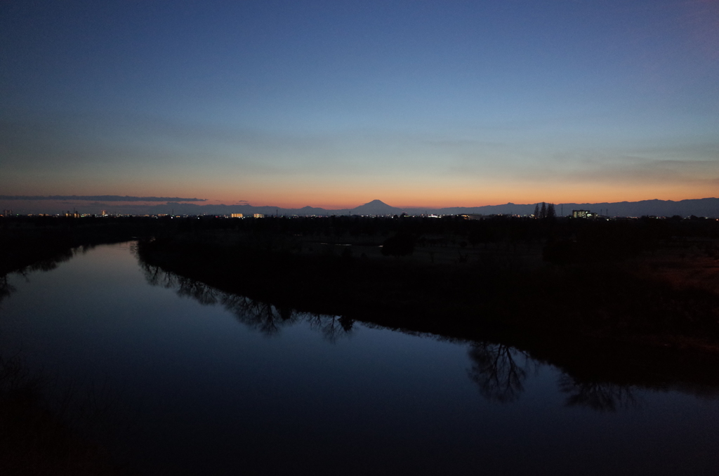 2017/01/21_荒川の夕暮れ