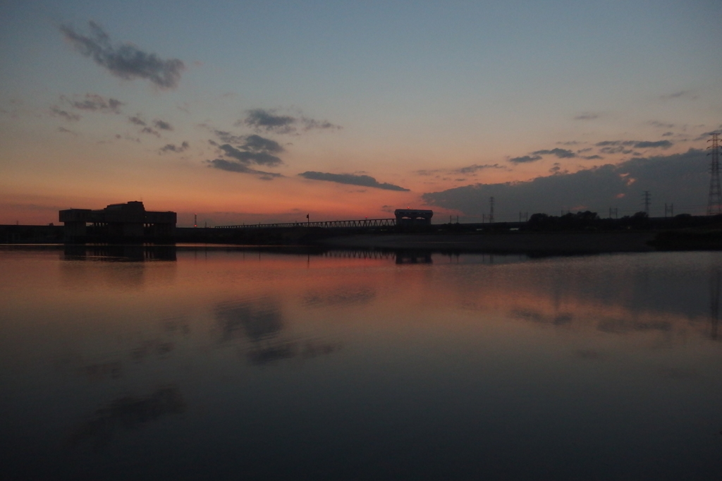2015/10/12_彩湖の夕暮れ