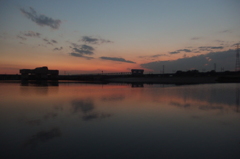 2015/10/12_彩湖の夕暮れ