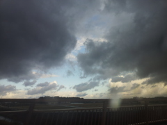 2017/01/12_車中から黒部近辺の空を望む