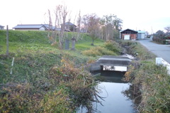 2014/11/23_夕暮れの小川