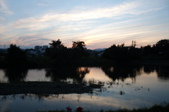 2015/09/22_高麗川の夕暮れ