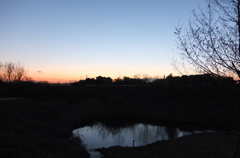 2015/02/15_夕暮れの秋葉の森総合公園