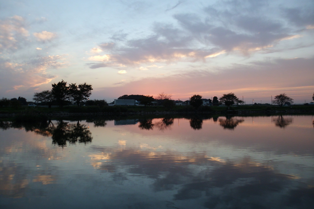 2015/10/03_柴山沼の夕暮れ