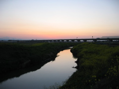 2017/04/15_野通川の夕暮れ