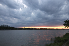 2014/05/18_夕暮れの伊佐沼