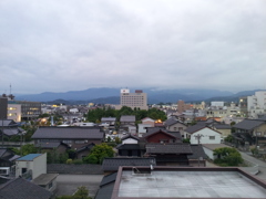 2017/06/13_宿から立山連峰を望む