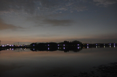 2015/10/17_伊佐沼の夕暮れ