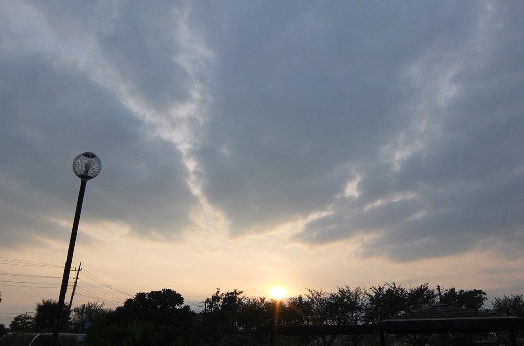 2014/10/12_伊奈バラ園の夕暮れ