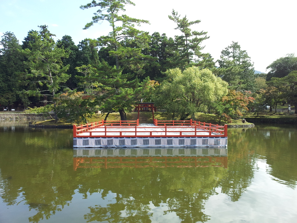 2016/10/18_鏡池と厳島神社