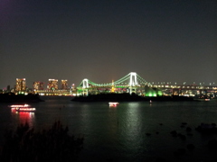 2014/04/26_夜のレインボーブリッジ・東京タワー・屋形船