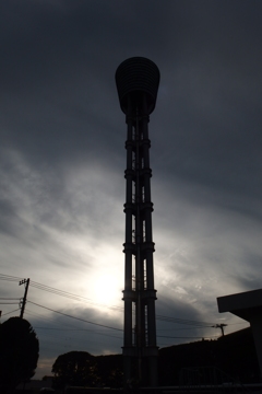2015/05/03_夕暮れの給水塔