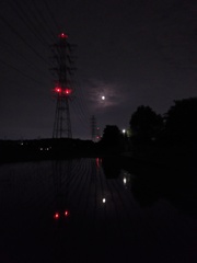 2017/06/11_水田の月夜