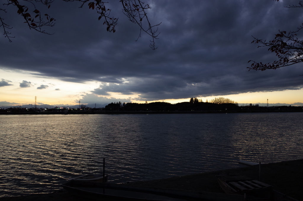 2014/11/03_伊佐沼の夕暮れ