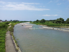2017/08/11_落合橋から片貝川下流を望む