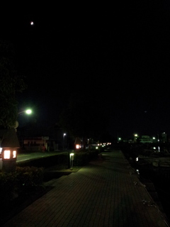 2017/10/26_月夜の丸亀港