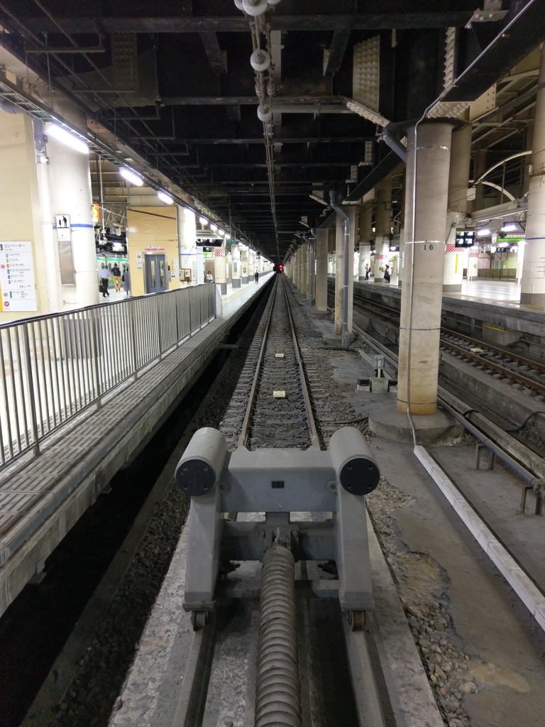 2018/09/10_上野駅の線路の端