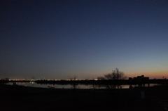 2015/01/04_彩湖の夕暮れ