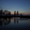 2014/12/28_川里中央公園の夕暮れ