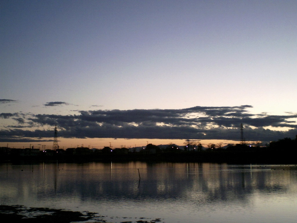 2015/11/15_伊佐沼の夕暮れ