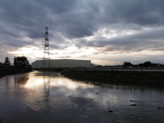 2017/05/14_見沼代用水の夕暮れ